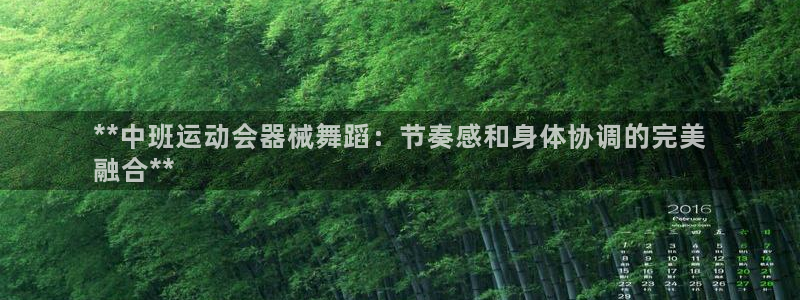 z6尊龙凯时旗：**中班运动会器械舞蹈：节奏感和身体