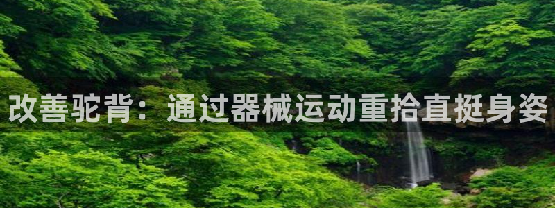 尊龙凯时人生就是搏首页：改善驼背：通过器械运动重拾直