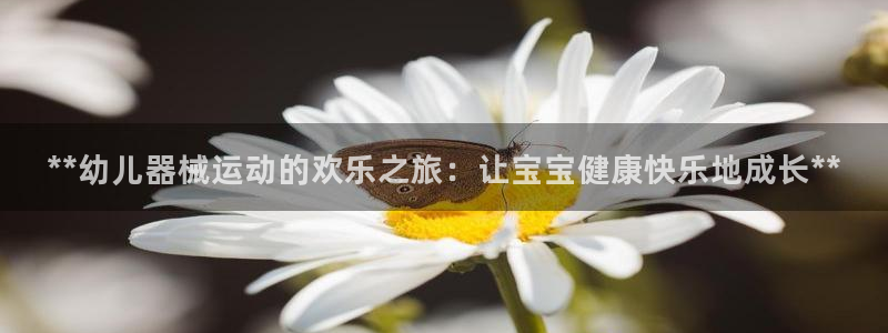 尊龙凯时国际：**幼儿器械运动的欢乐之旅：让宝宝健康