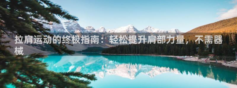 尊龙凯时官网首页：拉肩运动的终极指南：轻松提升肩部力