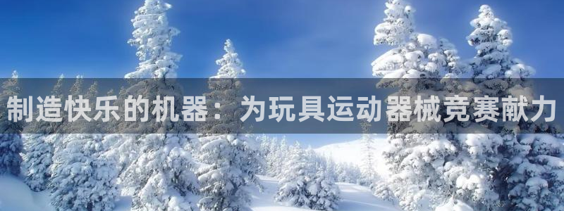 尊龙 ag：制造快乐的机器：为玩具运动器械竞赛献力